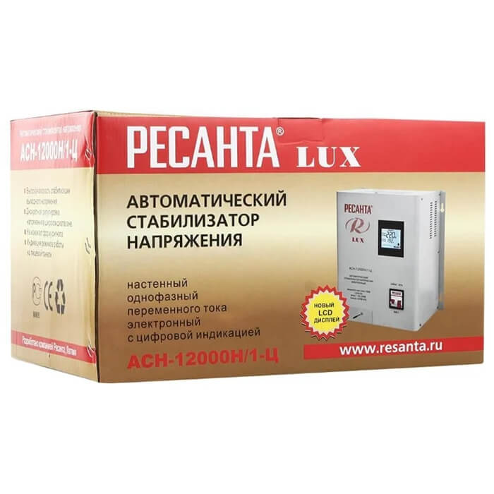 LUX АСН-12000Н/1-Ц Ресанта Стабилизатор напряжения